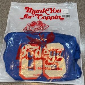 Bodega Boston Dazzling Blue Football Jersey, Size M, NEW